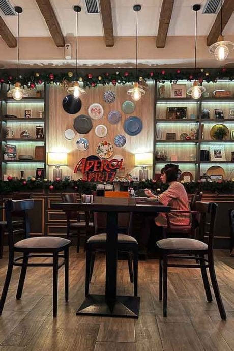 Autentični enterijer trattorije Cuoco – italijanski restoran u Beogradu